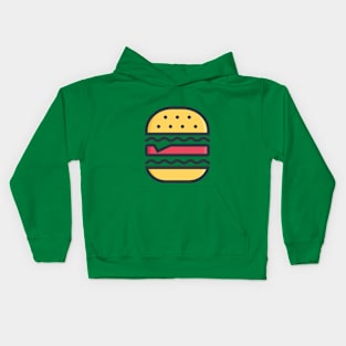 just a burger Kids Hoodie